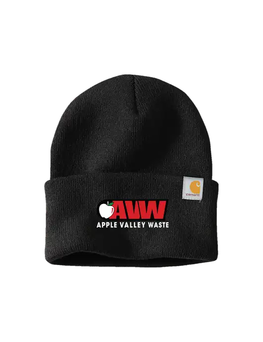 Carhartt Black Watch Cap 2.0 w/Apple Valley Logo