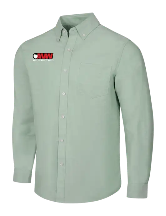 Very Light Green SuperPro Oxford Shirt w/Apple Valley Logo